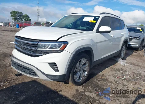 2021 Volkswagen Atlas Se из США, поврежденный, VIN 1V2WR2CA8MC556155